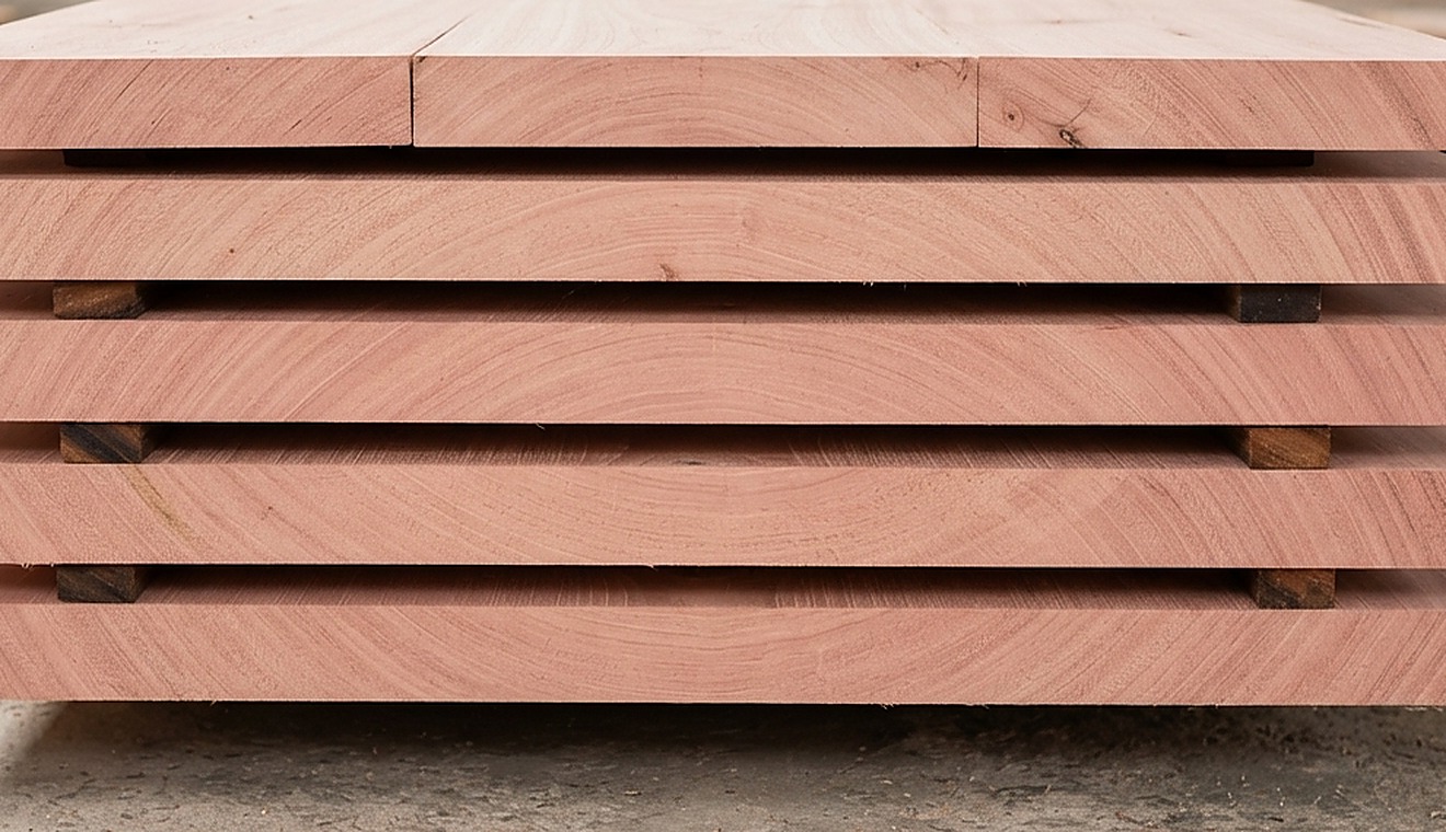 Muestra de madera identificada como Moena rosada