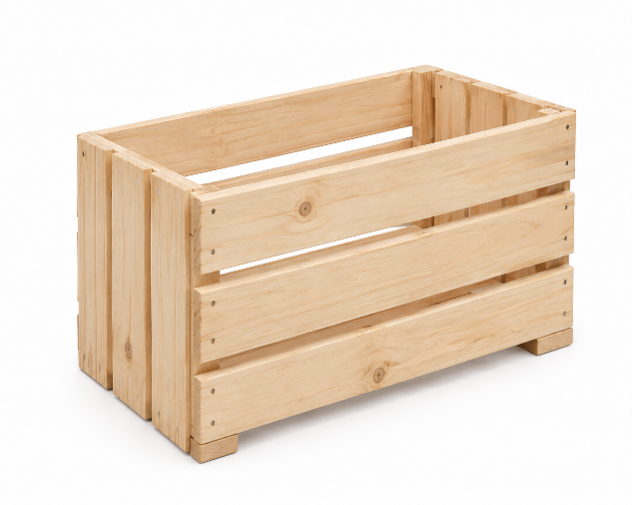 Jaba de madera para productos agrícolas